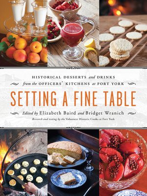 cover image of Setting a Fine Table